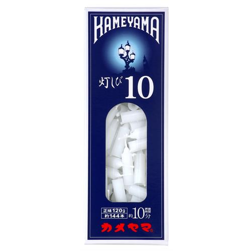 カメヤマ　ローソク　灯しび　10号　極小　豆ダルマ　(約120g)　ろうそく