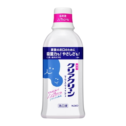 【特売セール】 花王 クリアクリーン マウスウォッシュ ソフトミントの香味 (600mL) ノンアルコール 洗口液 【医薬部外品】
