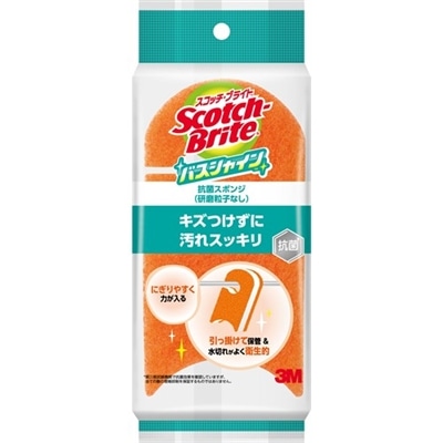スコッチブライト バスシャイン 抗菌スポンジ M型3層 浴そう・浴室用