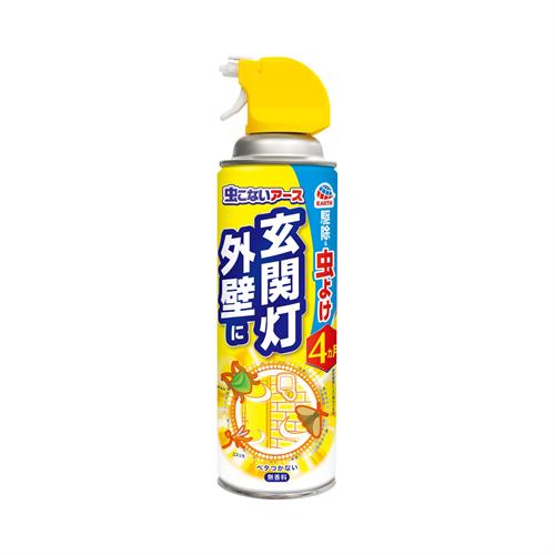アース製薬　虫こないアース　玄関灯・外壁に　虫よけ&殺虫　(450ml)