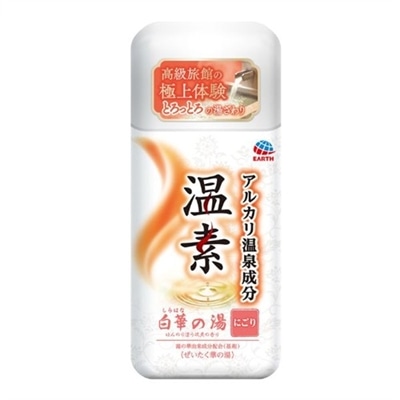 アース製薬　温素　白華の湯　ぜいたく華の湯　約15回分　(600g)　【医薬部外品】