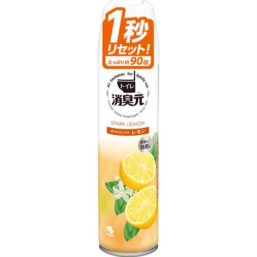 小林製薬 消臭元 トイレ用 消臭スプレー 爽やかはじけるレモン (280mL) 消臭・芳香剤