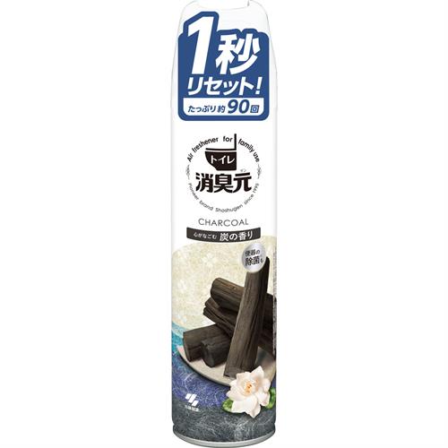 小林製薬 消臭元 トイレ用 消臭スプレー 心がなごむ炭の香り (280mL) 消臭・芳香剤