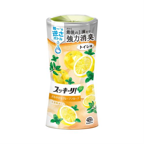 アース製薬　スッキーリ！ トイレ用 さわやかなグレープフルーツ　(400mL)　トイレ用　消臭・芳香・脱臭