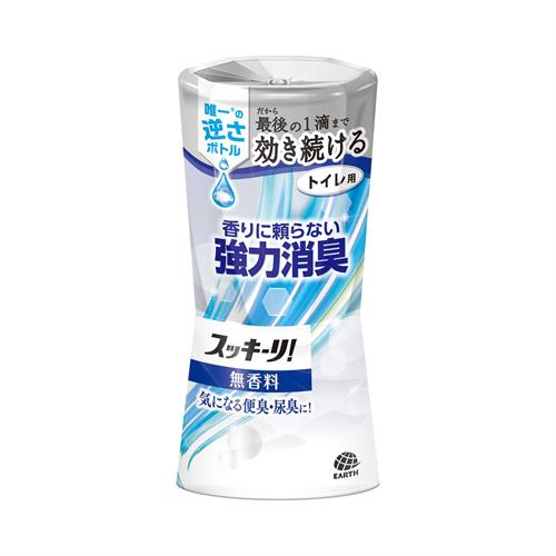 アース製薬 スッキーリ! トイレ用 無香料 (400mL) トイレ用 消臭・脱臭 Sukki-ri!