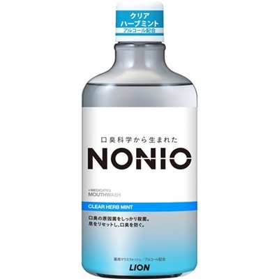 ライオン NONIO ノニオ マウスウォッシュ クリアハーブミント (600mL) 薬用マウスウォッシュ 洗口液 【医薬部外品】