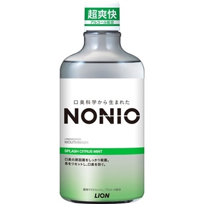 ライオン NONIO ノニオ マウスウォッシュ スプラッシュシトラスミント (600mL) 薬用マウスウォッシュ 洗口液 【医薬部外品】