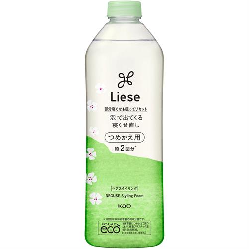 花王 リーゼ 泡で出てくる 寝ぐせ直し つめかえ用 (340mL) 詰め替え用 約2回分 スタイリング剤