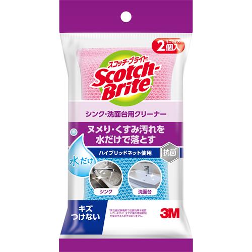 スリーエム ジャパン 3M スコッチ・ブライト シンク・洗面台用クリーナー (2個) スポンジ スコッチブライト