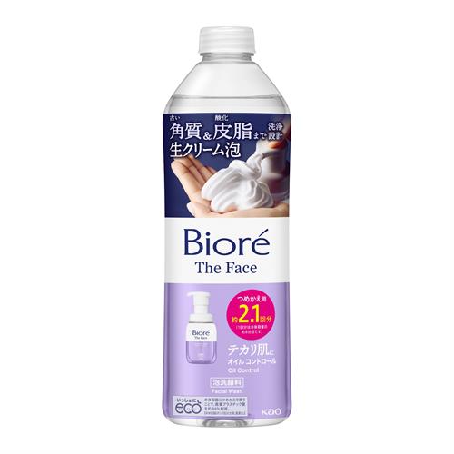 花王 ビオレ ザフェイス 泡洗顔料 オイルコントロール つめかえ用 (340mL) 詰め替え用