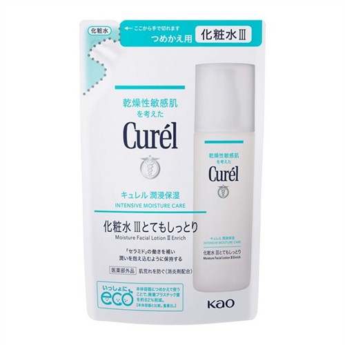 花王 キュレル 潤浸保湿 化粧水 III 3 とてもしっとり つめかえ用 (130mL) 詰め替え用 curel　【医薬部外品】