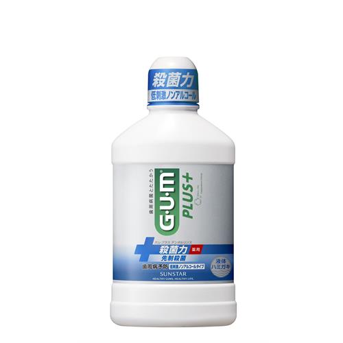 サンスター ガム・プラス デンタルリンス 低刺激ノンアルコールタイプ (450mL) マウスウォッシュ 洗口液 GUM 【医薬部外品】