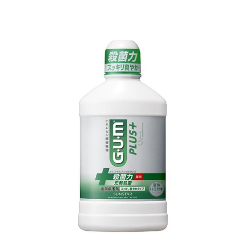 サンスター ガム・プラス デンタルリンス スッキリ爽やかタイプ (450mL) マウスウォッシュ 洗口液 GUM 【医薬部外品】