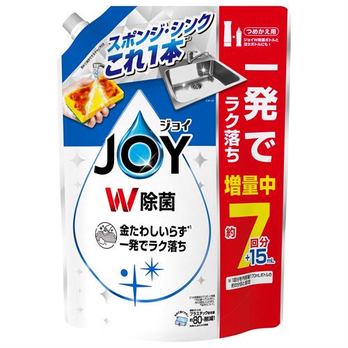 P&G 除菌ジョイ コンパクト 超特大増量 つめかえ用 (945mL) 詰め替え用 台所用洗剤 食器用洗剤 【P&G】