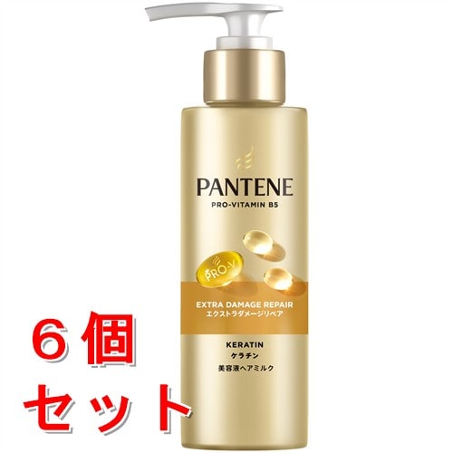 《セット販売》　P&G パンテーン エクストラダメージリペア インテンシブ ヴィタミルク (125mL)×6個セット 洗い流さないトリートメント アウトバストリートメント　【P＆G】