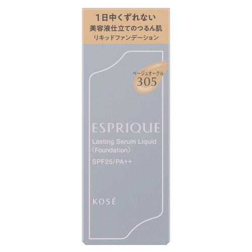 コーセー エスプリーク ラスティングセラム リキッド #305 化粧もち 美容液配合 SPF25 PA++