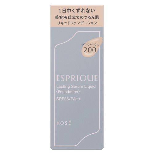 コーセー エスプリーク ラスティングセラム リキッド #200 化粧もち 美容液配合 SPF25 PA++