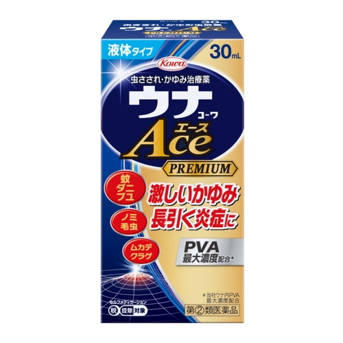 【第(2)類医薬品】興和 ウナコーワエースプレミアムＬ　３０ｍＬ【セルフメディケーション税制対象商品】虫 蚊 かゆみ 炎症 皮膚