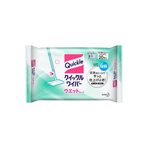 花王 クイックルワイパー ウエットシート (20枚) 除菌