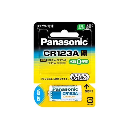 パナソニック　カメラ用　リチウム電池　CR-123AW　(1個入)