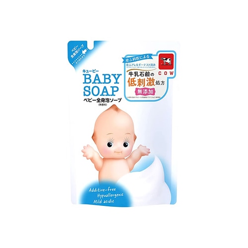 牛乳石鹸 キューピー ベビー全身泡ソープ つめかえ用 (350mL) 詰め替え用 泡タイプ ベビーソープ ベビーシャンプー
