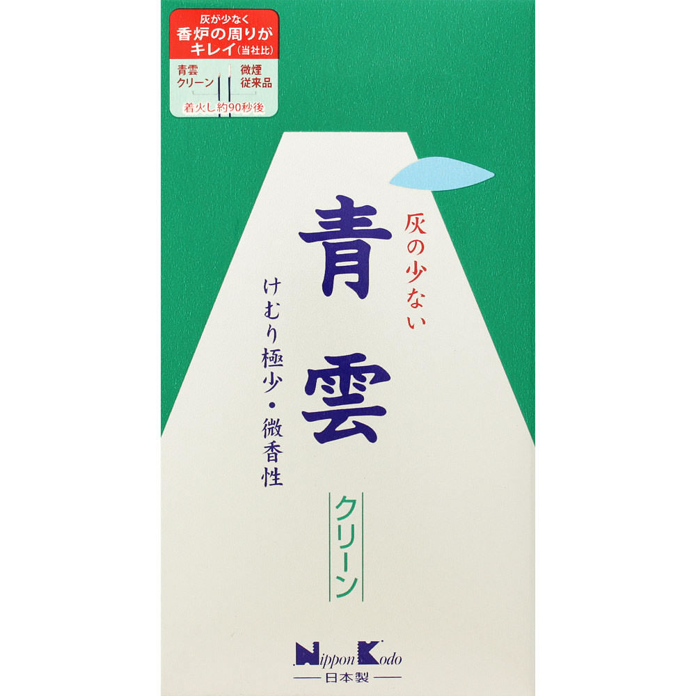 日本香堂 青雲クリーン バラ詰 (約130g) 線香