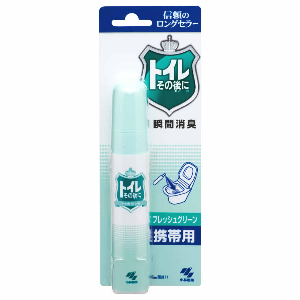 小林製薬 トイレその後に携帯用 フレッシュグリーン (23mL) トイレ用消臭剤