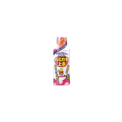 丹平製薬　歯垢が見える!　こどもハミガキ上手　【イチゴ味】　お徳用　(180ml)