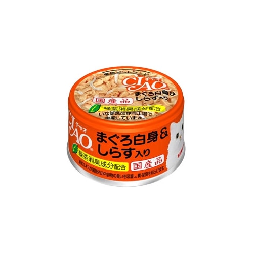 いなばペットフード CIAO チャオ まぐろ白身&しらす入り A-02 (85g) キャットフード ウェット 国産