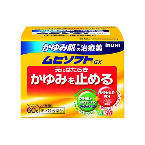 【第3類医薬品】池田模範堂 かゆみ肌の治療薬 ムヒソフトGX (60g) 【セルフメディケーション税制対象商品】