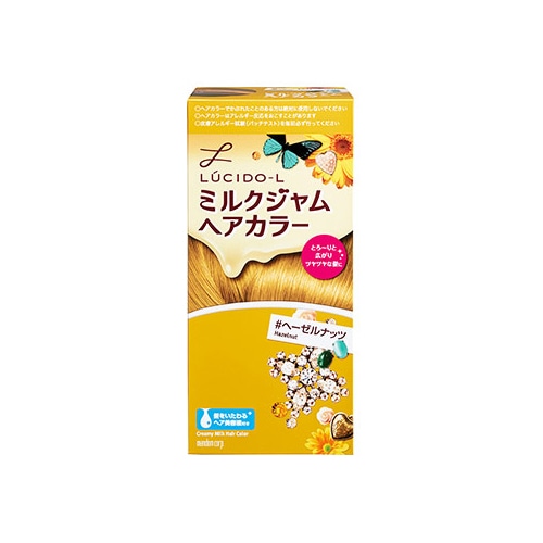 マンダム ルシード エル ミルクジャムヘアカラー ヘーゼルナッツ (1セット) 黒髪用ヘアカラー　【医薬部外品】
