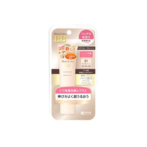 明色 モイストラボ BBエッセンスクリーム 01 ナチュラルベージュ SPF50+ PA++++ (30g) BBクリーム 【医薬部外品】