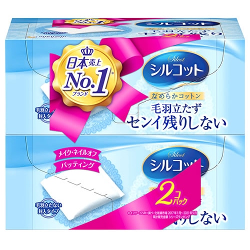 ユニチャーム　シルコット　なめらか仕立て　(82枚×2個)