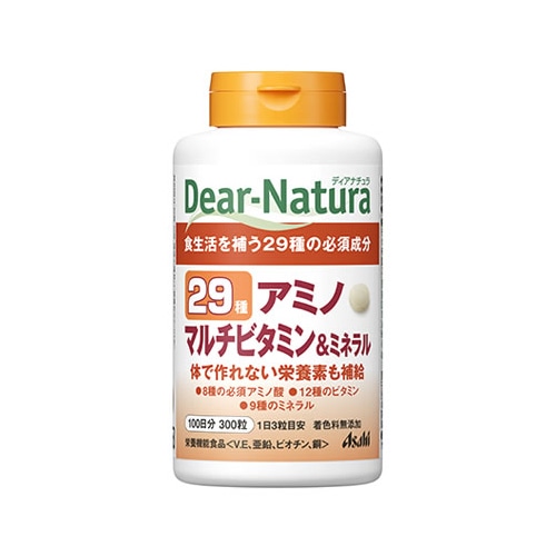 アサヒ ディアナチュラ 29アミノ マルチビタミン&ミネラル 100日分 (300粒) 栄養機能食品 ビタミンE 亜鉛 ビオチン 銅 ※軽減税率対象商品