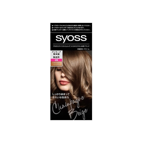 ヘンケルジャパン サイオス ヘアカラー クリーム 2B シャンパンベージュ (1個) 白髪染め syoss 【医薬部外品】