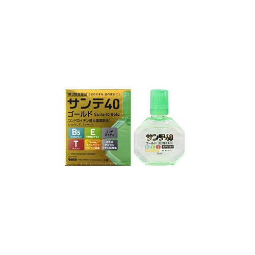 【第3類医薬品】参天製薬 サンテ40 ゴールド 目薬 (12ml) 【セルフメディケーション税制対象商品】