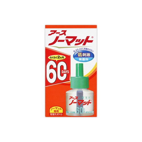 アース製薬 アース ノーマット 無香料 60日 取替えボトル (1本入)
