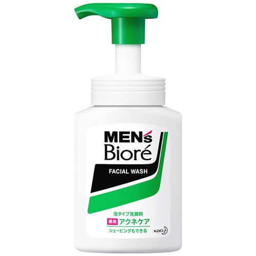 花王 メンズビオレ 泡タイプ 薬用 アクネケア洗顔 本体 (150mL) 洗顔フォーム ポンプ 【医薬部外品】