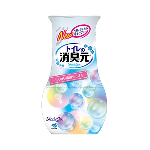 小林製薬 トイレの消臭元 ふんわり清潔せっけん (400ml)