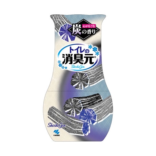 小林製薬 トイレの消臭元 心がなごむ炭の香り (400ml)