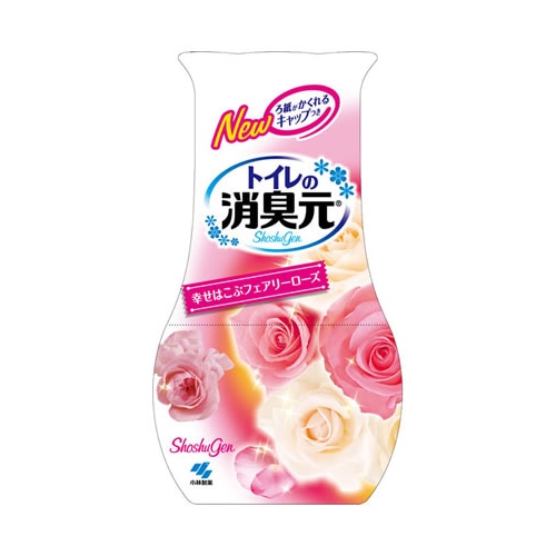 小林製薬 トイレの消臭元 幸せはこぶフェアリーローズ (400ml)
