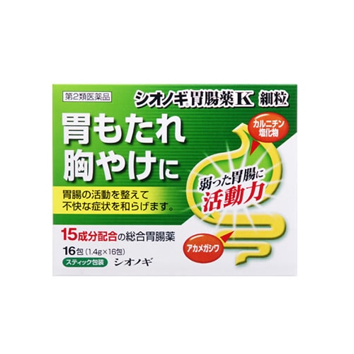 【第2類医薬品】塩野義製薬　シオノギ胃腸薬K　細粒　(16包)