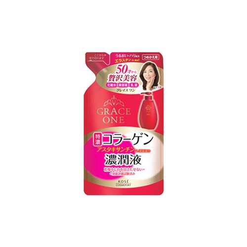 コーセーコスメポート　グレイスワン　濃潤液　つめかえ用　(200mL)　詰め替え用　オールインワン　化粧水　美容液　乳液