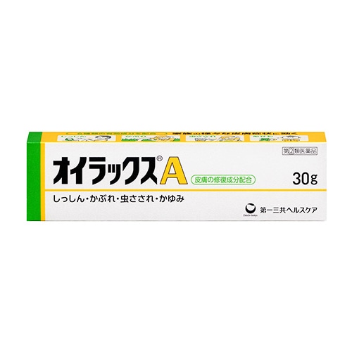 【第(2)類医薬品】第一三共ヘルスケア オイラックスA (30g) しっしん かぶれ 虫さされ かゆみ 【セルフメディケーション税制対象商品】