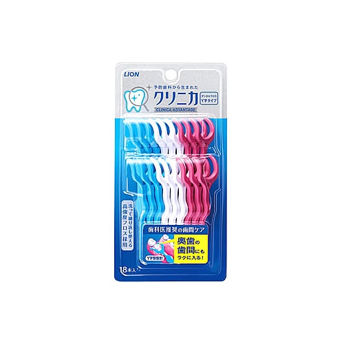 ライオン クリニカ アドバンテージ デンタルフロス Y字タイプ (18本)