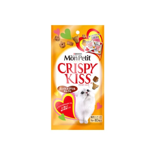 ネスレ　モンプチ　クリスピーキッス　ミックスグリル　セレクト　(30g)　猫用スナック