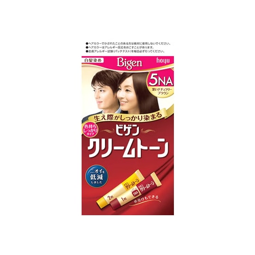 ホーユー ビゲン クリームトーン 5NA 深いナチュラリーブラウン 白髪染め 【医薬部外品】