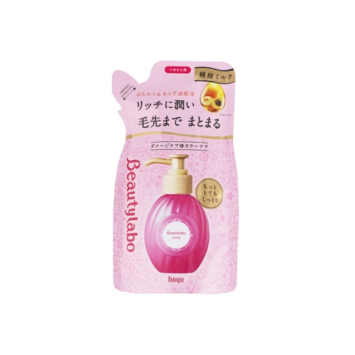 ホーユー ビューティラボ 美容液 つめかえ用 もっととてもしっとり (110mL) 詰め替え用 洗い流さないトリートメント ヘアミルク