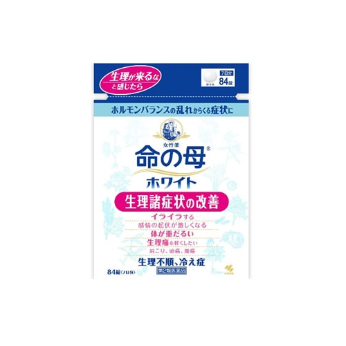 【第2類医薬品】小林製薬 女性薬 命の母ホワイト (84錠)