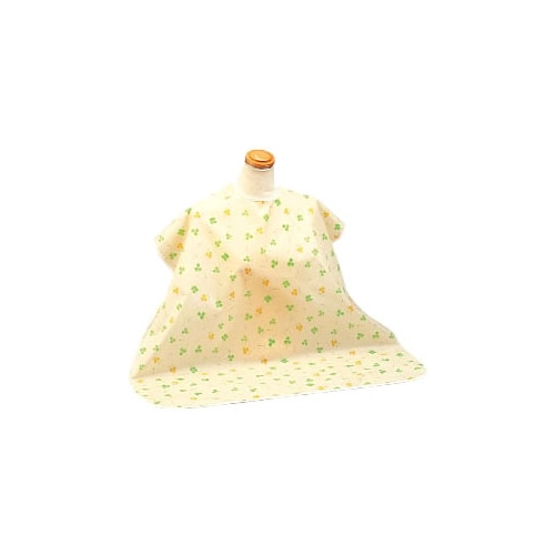 ピジョン　ハビナース　肩までおおえる　食事エプロン　クローバー　イエロー